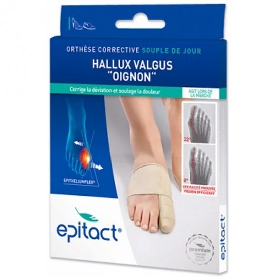 Epitact orthèse corrective jour hallux valgus oignon taille L