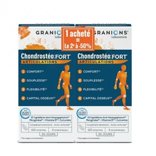Granions chondrostéo+ Fort articulations 2X120 comprimés