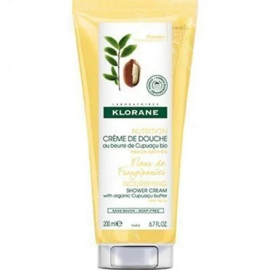 Klorane crème de douche fleur de frangipanier 200ml