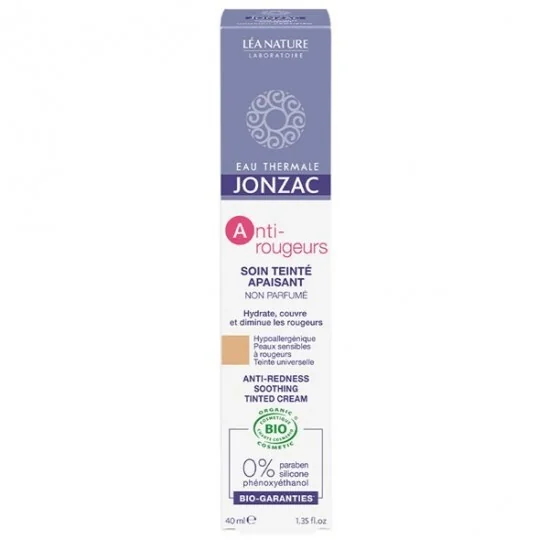 Eau thermale jonzac anti-rougeurs soin teinté apaisant 40ml