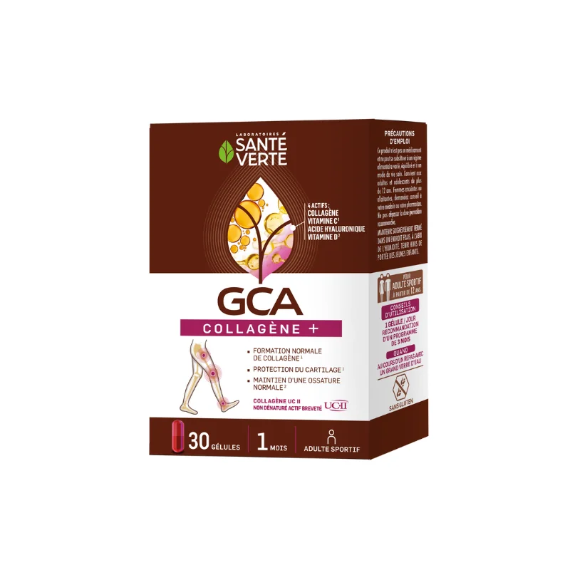 Santé Verte GCA FLEX + Protection & Fonctionnement du cartilage 30 gélules