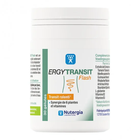 Nutergia ergytransit flash 30 gélules