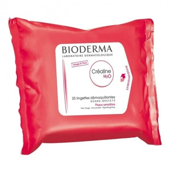 Bioderma créaline H2O lingettes x25