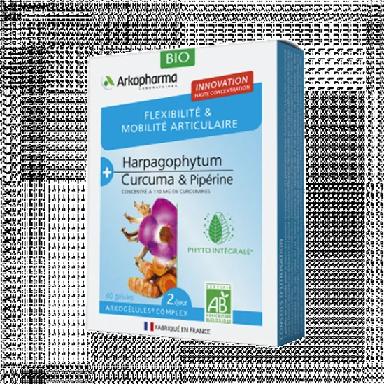 Arkopharma arkogélules flexibilité et mobilité articulaire 40 gélules