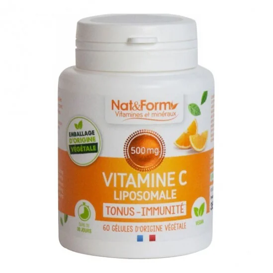 Nat&form vitamine C liposomale 500 mg 60 gélules