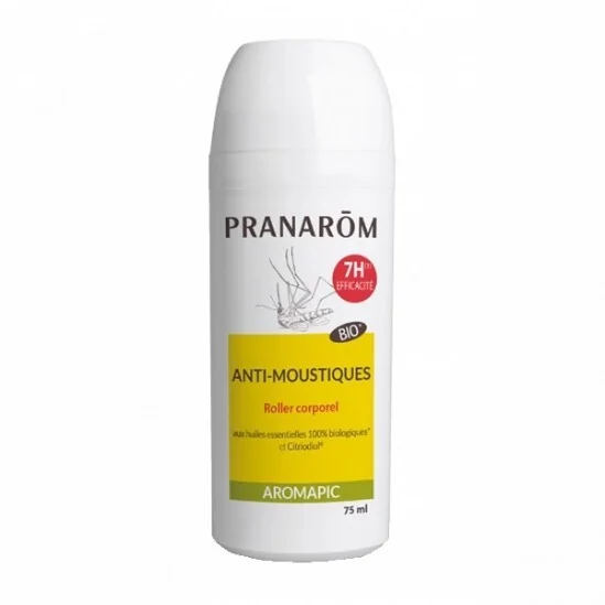 Pranarôm roller corporel anti-moustiques 75ml
