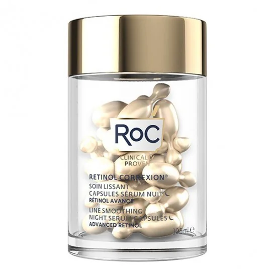 Roc retinol correxion soin lissant capsules sérum nuit 30 capsules