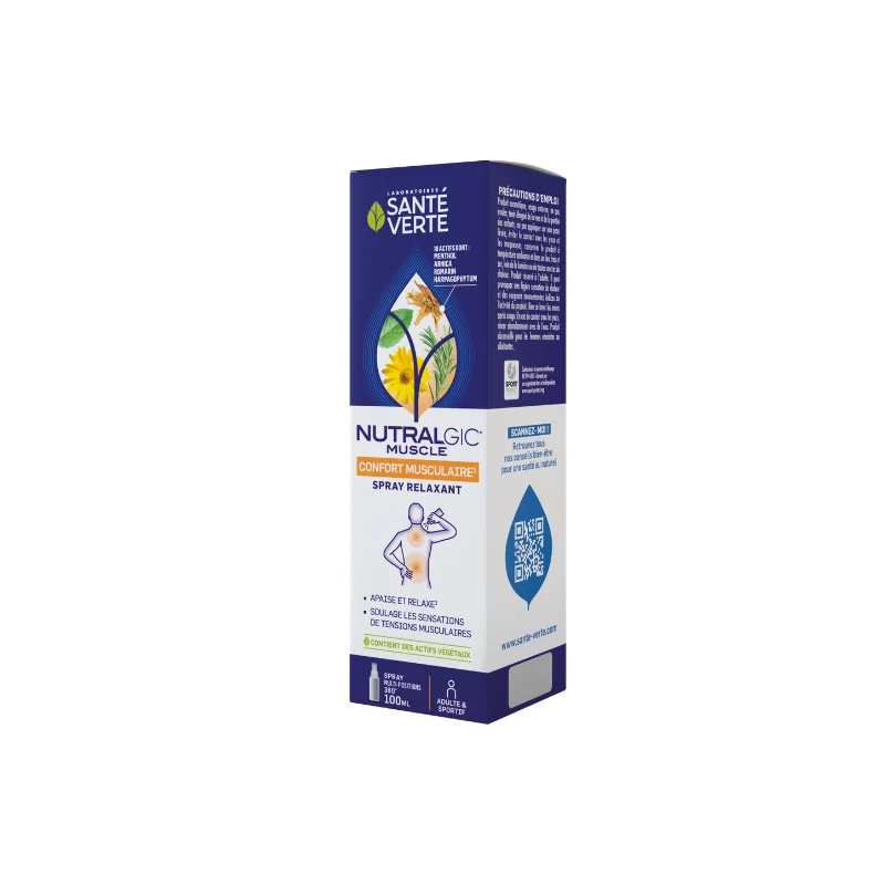 Santé verte nutralgic muscle spray relaxant 100ml