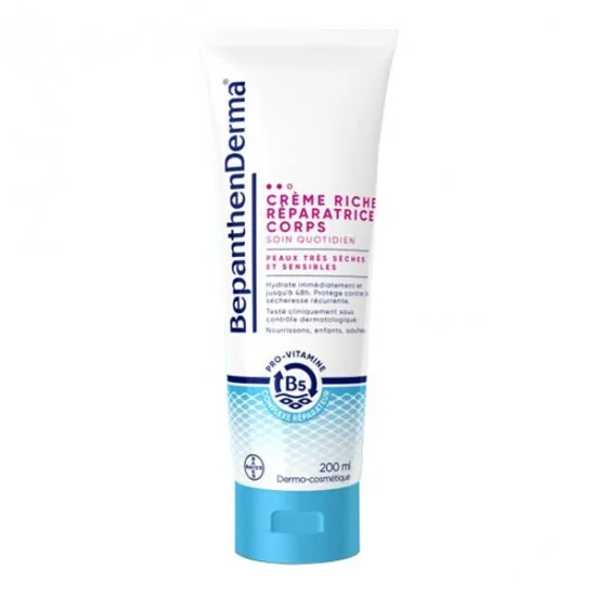 Bepanthen derma crème riche réparatrice corps 200ml