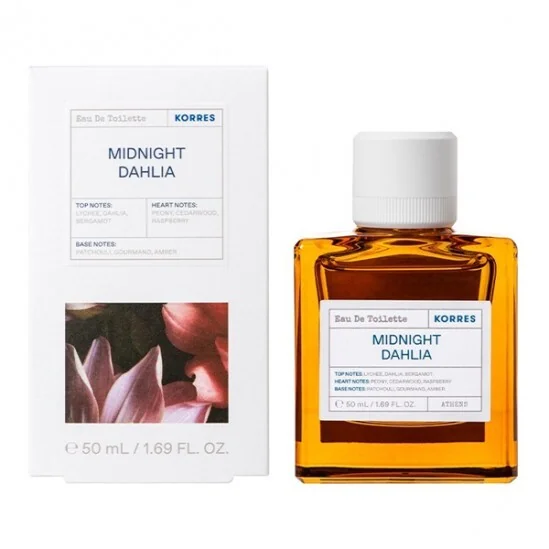 Korres eau de toilette midnight dahlia 50ml