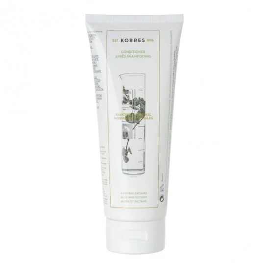Korres après-shampooing hydratant aloès & dictame 200ml