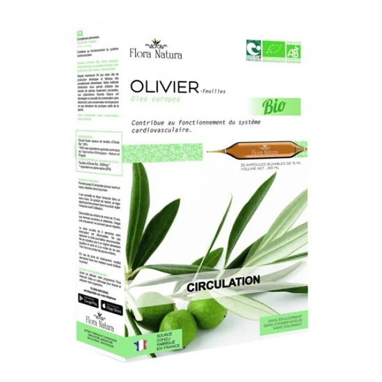 Scientia natura flora natura olivier bio 20 ampoules