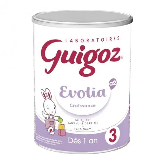 Guigoz 3 evolia a2 croissance dès 1 an 800g