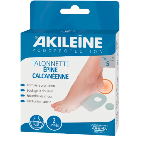 Akileine Talonnette Epine calcanéenne taille S la paire