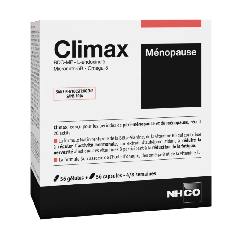 NHCO Climax® – Confort Ménopause Jour & Nuit 56 gélules + 56 capsules