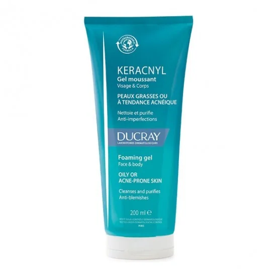 Ducray keracnyl gel moussant 200ml