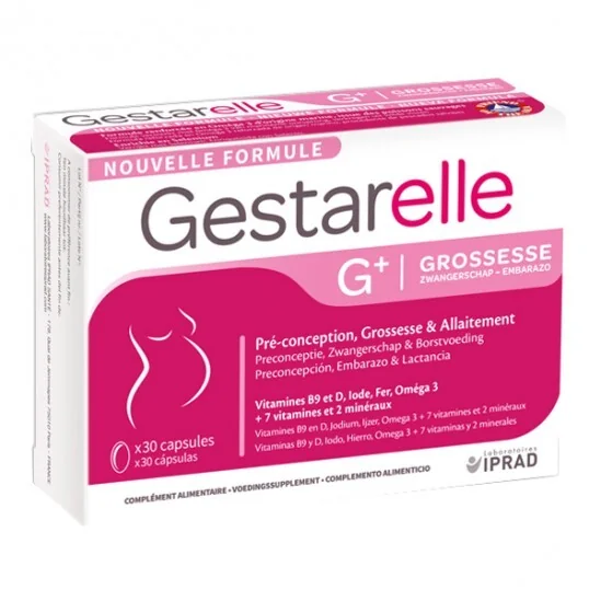 Iprad Gestarelle G+ grossesse 30 capsules