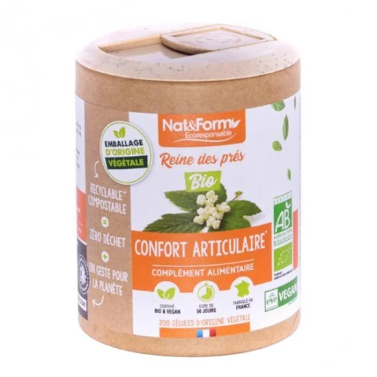 Nat&form reine des prés bio format éco 200 gélules