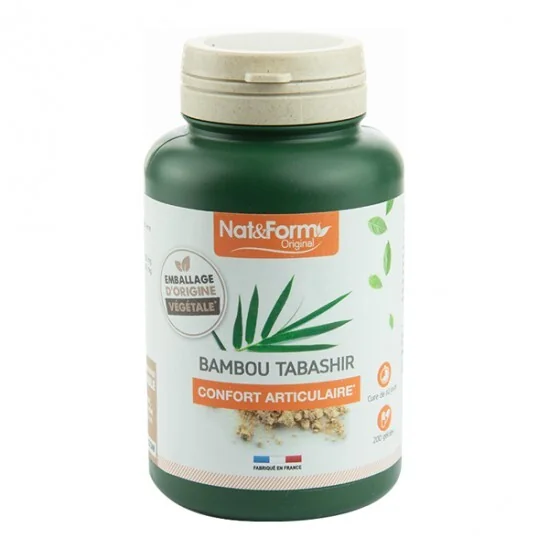 Nat&form bambou tabashir 200 gélules
