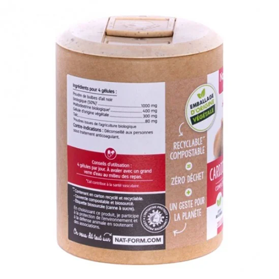 Nat&form ail noir bio écoresponsable 200 gélules