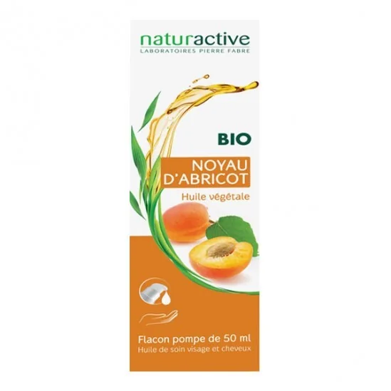 Naturactive huile végétale noyau d'abricot bio 50ml