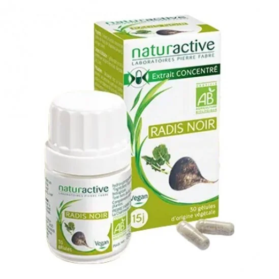 Naturactive radis noir bio 30 gélules