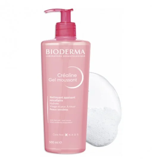 Bioderma créaline gel moussant 500ml