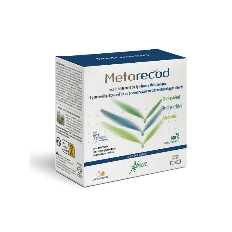 Aboca metarecod syndrome métabolique 40 sachets