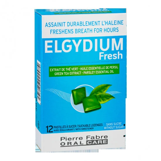 Elgydium fresh pocket 12 pastilles à sucer