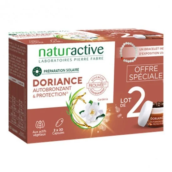 Naturactive doriance autobronzant & protection 2x30 capsules
