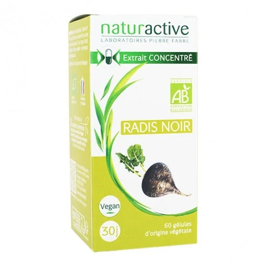 Naturactive radis noir bio 60 gélules