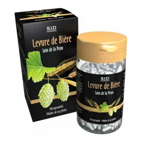 Sidn levure de bière soin de la peau 90 gélules