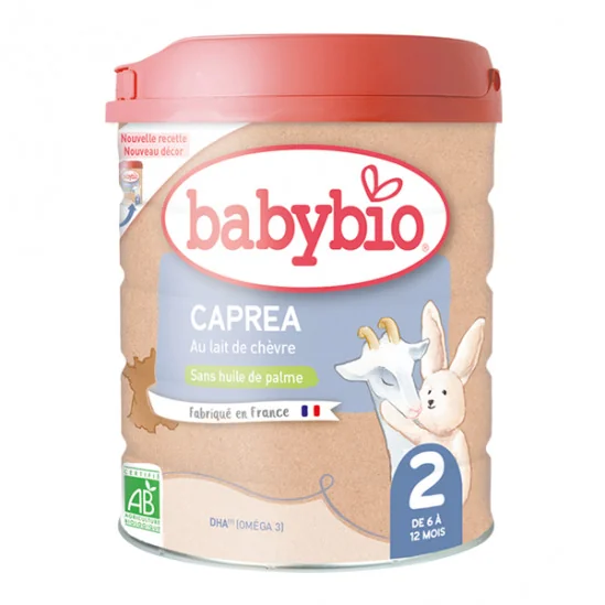 Babybio caprea 2 lait de chèvre 2ème âge 800g