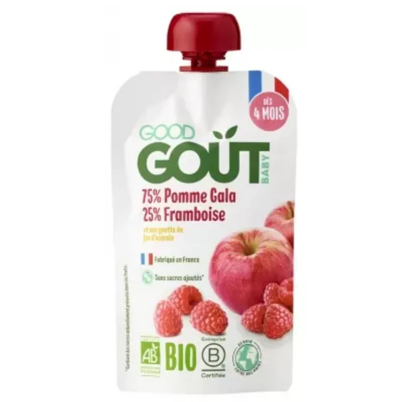 Good goût bébé pomme framboise 120g