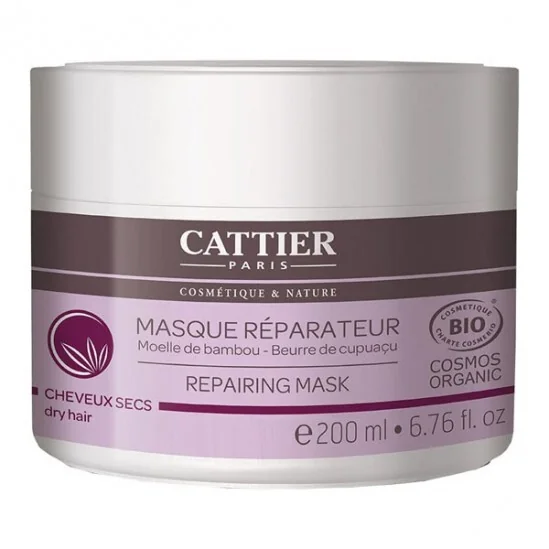 Cattier masque réparateur cheveux secs 200ml