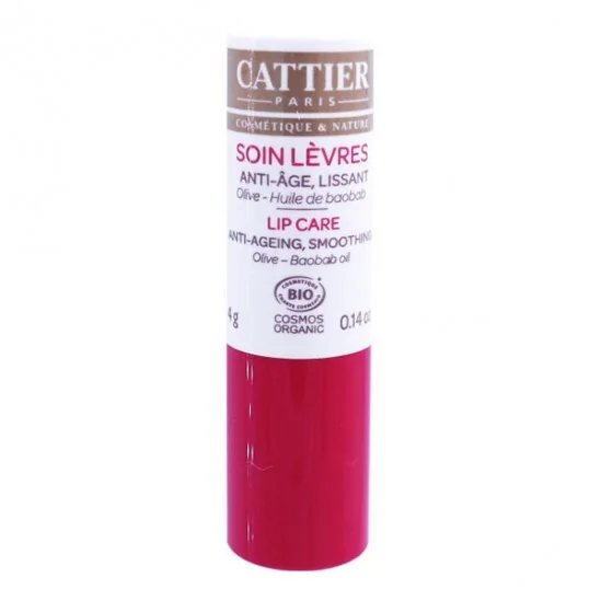 Cattier soin lèvres anti-âge bio 4g