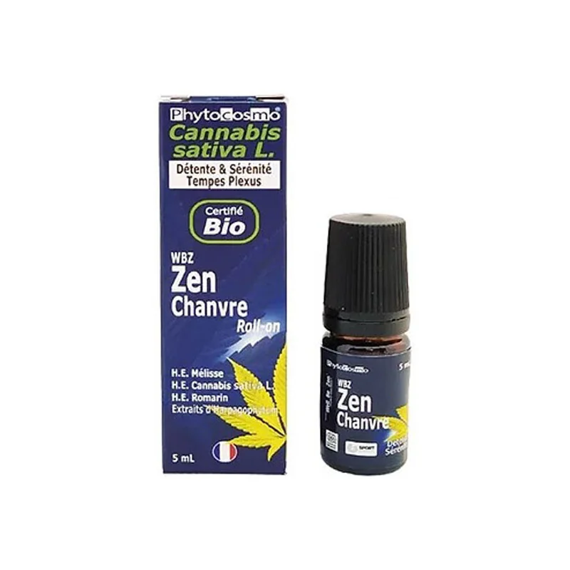 Phytocosmo WBZ Zen Sérum Bio Chanvre Roll-On 5ml