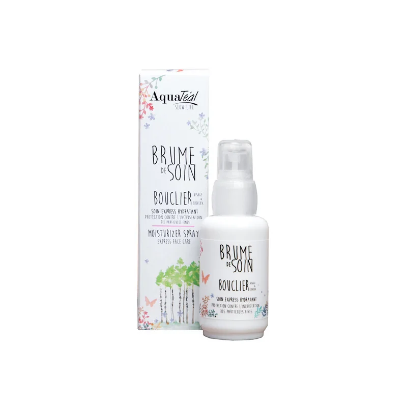 Aquateal brume de soin bouclier soin express hydratant visage 50ml