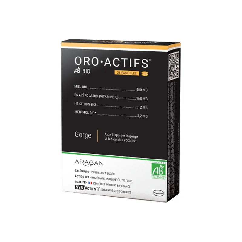 Aragan synactifs oroActifs 24 pastilles