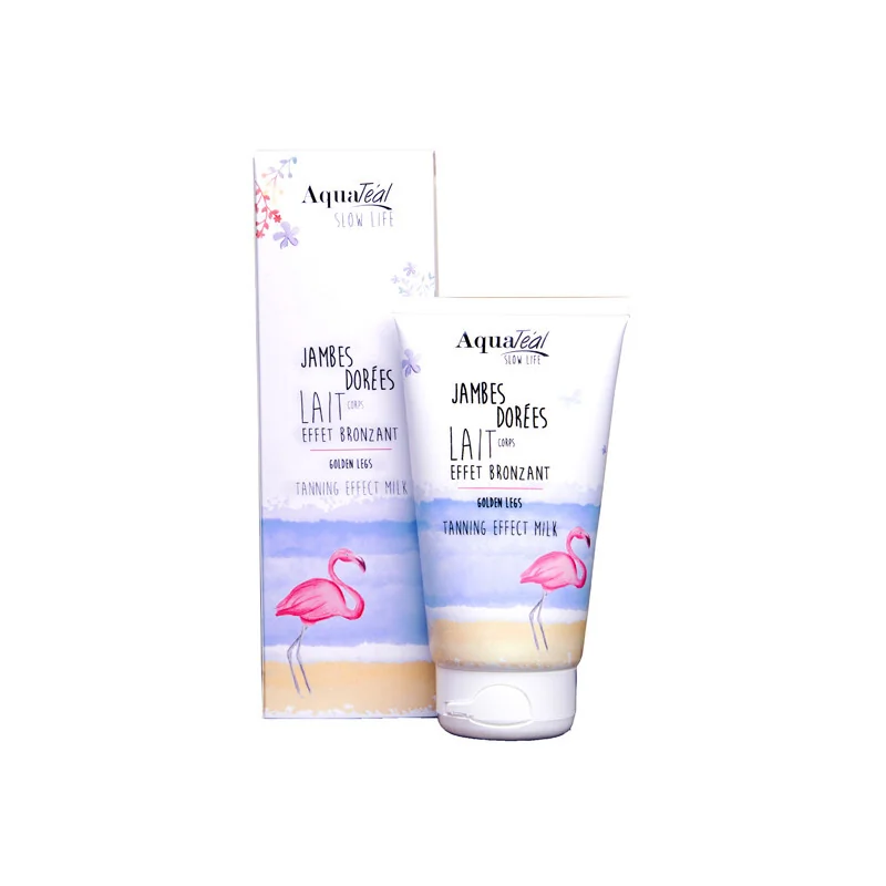 Aquateal jambes dorées lait corps bronzant 150ml