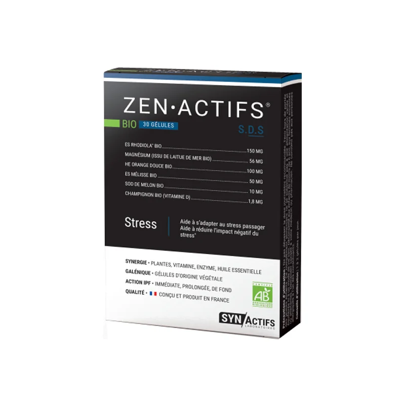 Aragan synactifs zenActifs bio stress 30 gélules