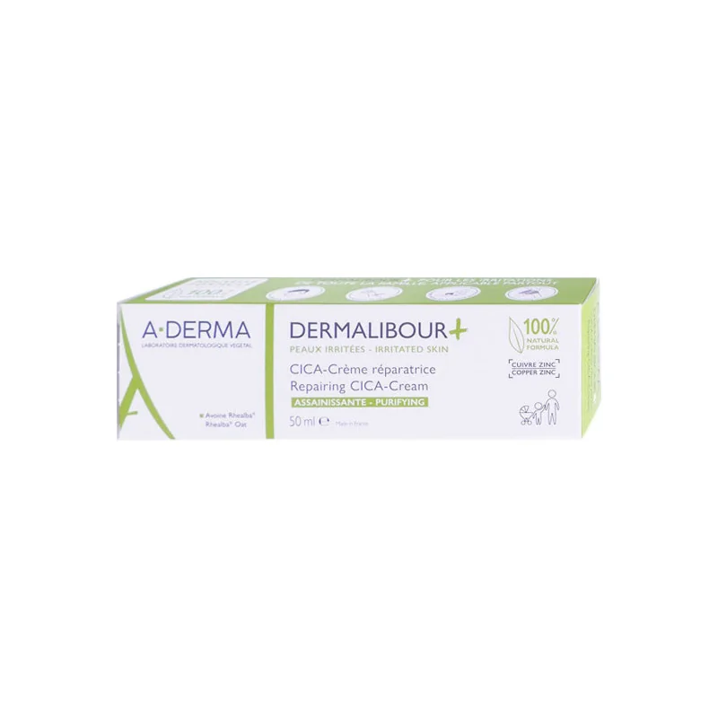 A-derma dermalibour+ cica-crème réparatrice 15ml