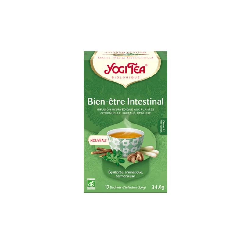 Yogi Tea bio bien-être intestinal 17 sachets 34g