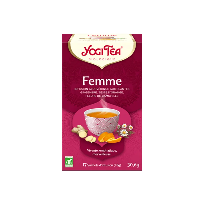 Yogi Tea bio femme 17 sachets 30g