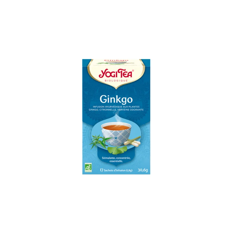 Yogi Tea bio ginkgo 17 sachets 30g