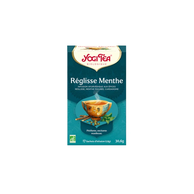 Yogi Tea bio réglisse menthe 17 sachets 30g