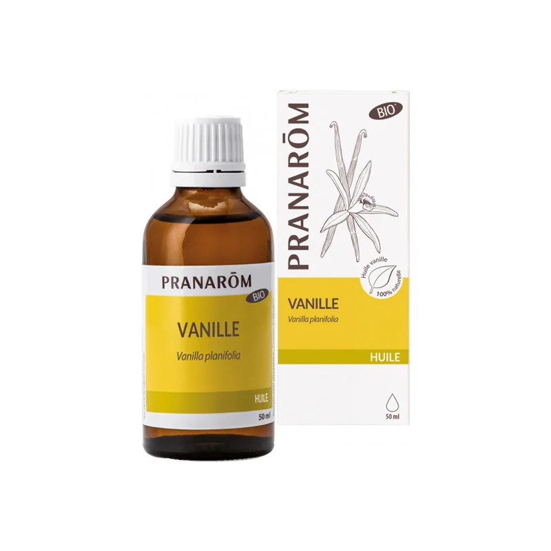 Pranarôm huile végétale vanille bio 50ml