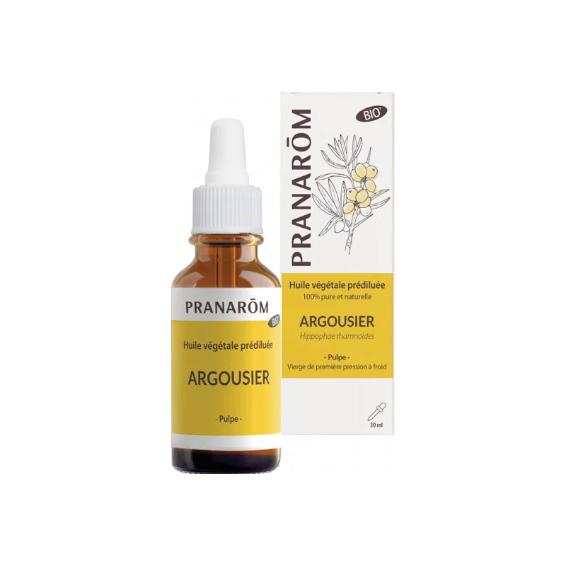 Pranarôm huile végétale prédiluée argousier bio 30ml
