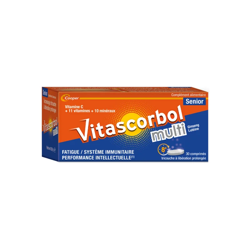 Vitascorbol multi senior 30 comprimés