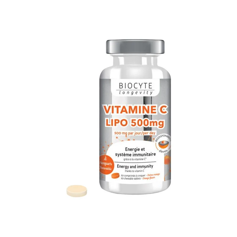 Biocyte vitamine C lipo 500mg 30 comprimés